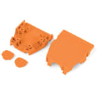 WAGO ELETTRONICA - Custodia antistrappo.per connettori maschio e femmina.due parti.arancione