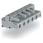 WAGO ELETTRONICA - Connettore femmina THT.angolato.Passo pin 7,5 mm.grigio