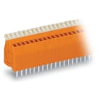 WAGO ELETTRONICA - Morsetto per circuito stampato.pulsante.0,5 mm².arancione