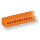 WAGO ELETTRONICA - Morsetto per circuito stampato.1,5 mm².Passo pin 3,81 mm.arancione