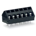 WAGO ELETTRONICA - Morsetto per circuito stampato THR.2,5 mm².Passo pin 5 mm.nero