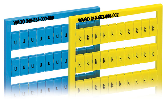 WAGO ELETTRONICA - Scheda di marcatura WSB.come scheda.MARCATO.giallo
