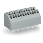 WAGO ELETTRONICA - Morsetto per circuito stampato.pulsante.0,5 mm².arancione