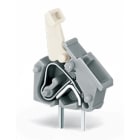 WAGO ELETTRONICA - Morsetto per circuito stampato sovrapponibile.pulsante.2,5 mm².grigio scuro 256-742