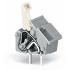 WAGO ELETTRONICA - Morsetto per circuito stampato sovrapponibile.pulsante.2,5 mm².grigio scuro
