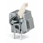 WAGO ELETTRONICA - Morsetto per circuito stampato sovrapponibile.pulsante.2,5 mm².grigio chiaro
