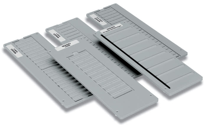 WAGO ELETTRONICA - Montaggio.per plotter.Piastra di supporto per Conta-Clip: Universal.grigio chiaro
