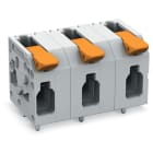 WAGO ELETTRONICA - Morsetto per circuito stampato.leva.4 mm².grigio 2604-1504