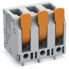 WAGO ELETTRONICA - Morsetto per circuito stampato.leva.4 mm².grigio
