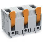WAGO ELETTRONICA - Morsetto per circuito stampato.leva.4 mm².grigio