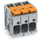 WAGO ELETTRONICA - Morsetto per circuito stampato.leva.6 mm².grigio 2606-1102