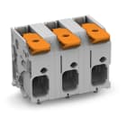 WAGO ELETTRONICA - Morsetto per circuito stampato.leva.6 mm².grigio