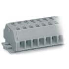 WAGO ELETTRONICA - Morsettiera per 2 conduttori.senza pulsanti.con flange di fissaggio.grigio