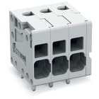 WAGO ELETTRONICA - Morsetto per circuito stampato.4 mm².Passo pin 5 mm.grigio