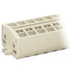 WAGO ELETTRONICA - Morsettiera per 4 conduttori.senza pulsanti.adatto per applicazioni Ex e II.grigio chiaro 264-288
