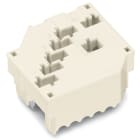 WAGO ELETTRONICA - Supporto conduttore, copertura.con contatto di terra diretto.5 poli.bianco