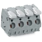 WAGO ELETTRONICA - Morsetto per circuito stampato.leva.6 mm².grigio chiaro