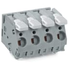 WAGO ELETTRONICA - Morsetto per circuito stampato.leva.6 mm².grigio