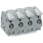 WAGO ELETTRONICA - Morsetto per circuito stampato.leva.6 mm².grigio 2706-307