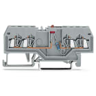 WAGO ELETTRONICA - Morsetto per componente.4 conduttori.LED rosso.grigio