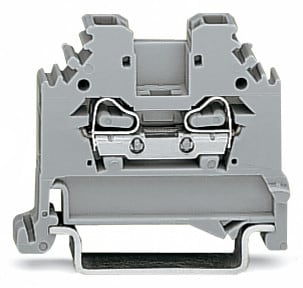 WAGO ELETTRONICA - Morsetto passante per 2 conduttori.2,5 mm².adatto per applicazioni Ex-i.blu