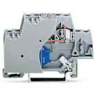 WAGO ELETTRONICA - Morsetto per componente.a due piani.con piastra terminale.grigio