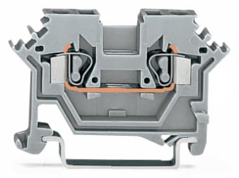 WAGO ELETTRONICA - Morsetto passante per 2 conduttori.2,5 mm².adatto per applicazioni Ex-i.blu