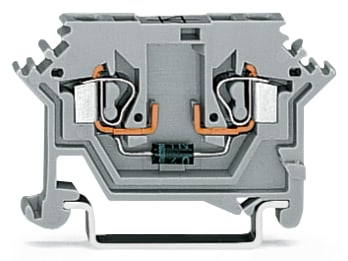WAGO ELETTRONICA - Morsetto per componente.2 conduttori.con diodo 1N4007.grigio