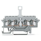 WAGO ELETTRONICA - Morsetto sezionatore per 4 conduttori.per guida DIN 35 x 15 e 35 x 7,5.2,5 mm².blu
