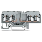 WAGO ELETTRONICA - Morsetto per componente.4 conduttori.con diodo 1N4007.grigio