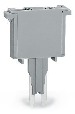 WAGO ELETTRONICA - Spina fusibilata.con fusibile miniaturizzato saldato.1 A FF.grigio