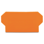 WAGO ELETTRONICA - Piastra di separazione.spessore 2 mm.sporgente.arancione