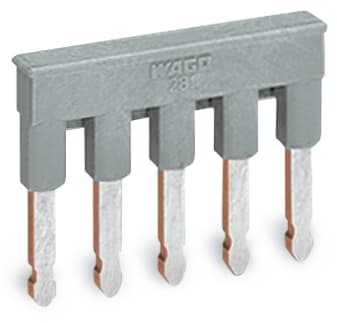WAGO ELETTRONICA - Ponticello.5 poli.isolato.grigio