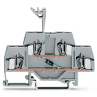 WAGO ELETTRONICA - Morsetto per componente.a due piani.con diodo 1N4007.grigio