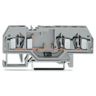 WAGO ELETTRONICA - Morsetto per componente.3 conduttori.con diodo 1N4007.grigio