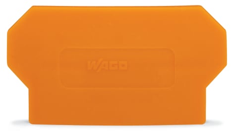 WAGO ELETTRONICA - Piastra di separazione.spessore 2 mm.sporgente.arancione