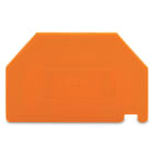 WAGO ELETTRONICA - Piastra di separazione.spessore 2 mm.sporgente.arancione