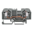 WAGO ELETTRONICA - Morsetto passante per 2 conduttori.10 mm².marcatura centrale.blu