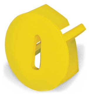WAGO ELETTRONICA - Protezione dita.copertura protettiva contro il contatto per gli ingressi non utilizzati.giallo