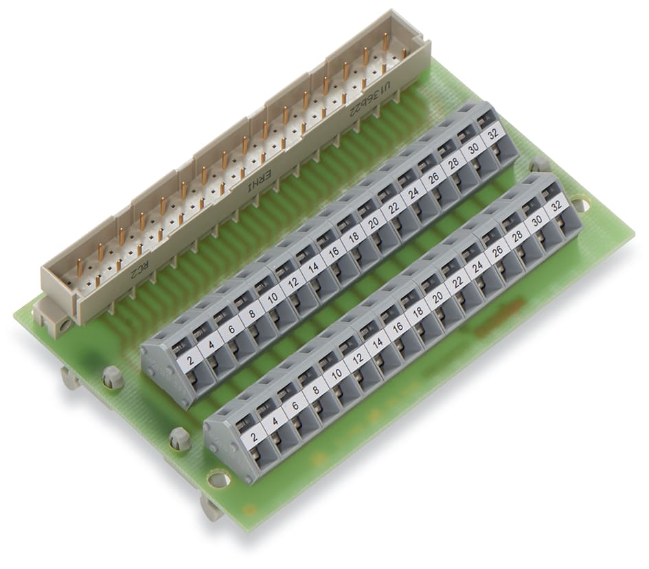 WAGO ELETTRONICA - Modulo interfaccia.Connettore a innesto secondo DIN 41612.64 poli