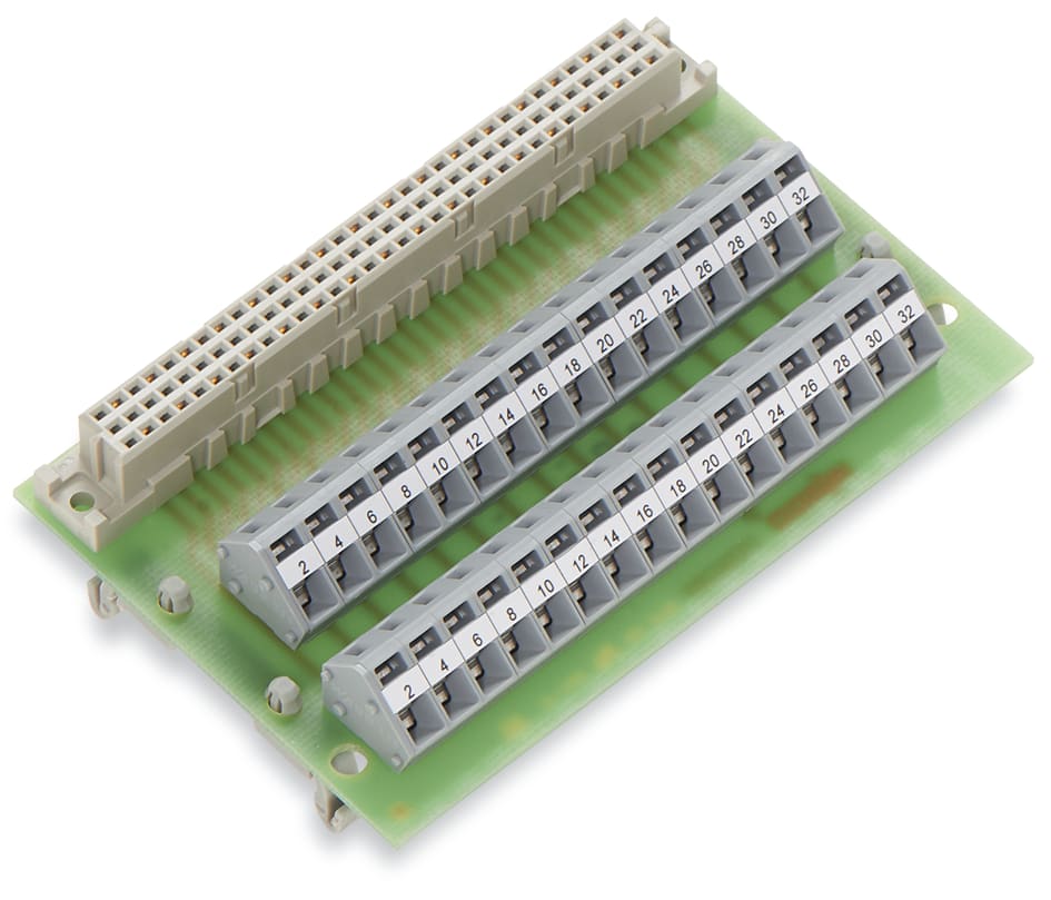 WAGO ELETTRONICA - Modulo interfaccia.Connettore a innesto secondo DIN 41612.64 poli