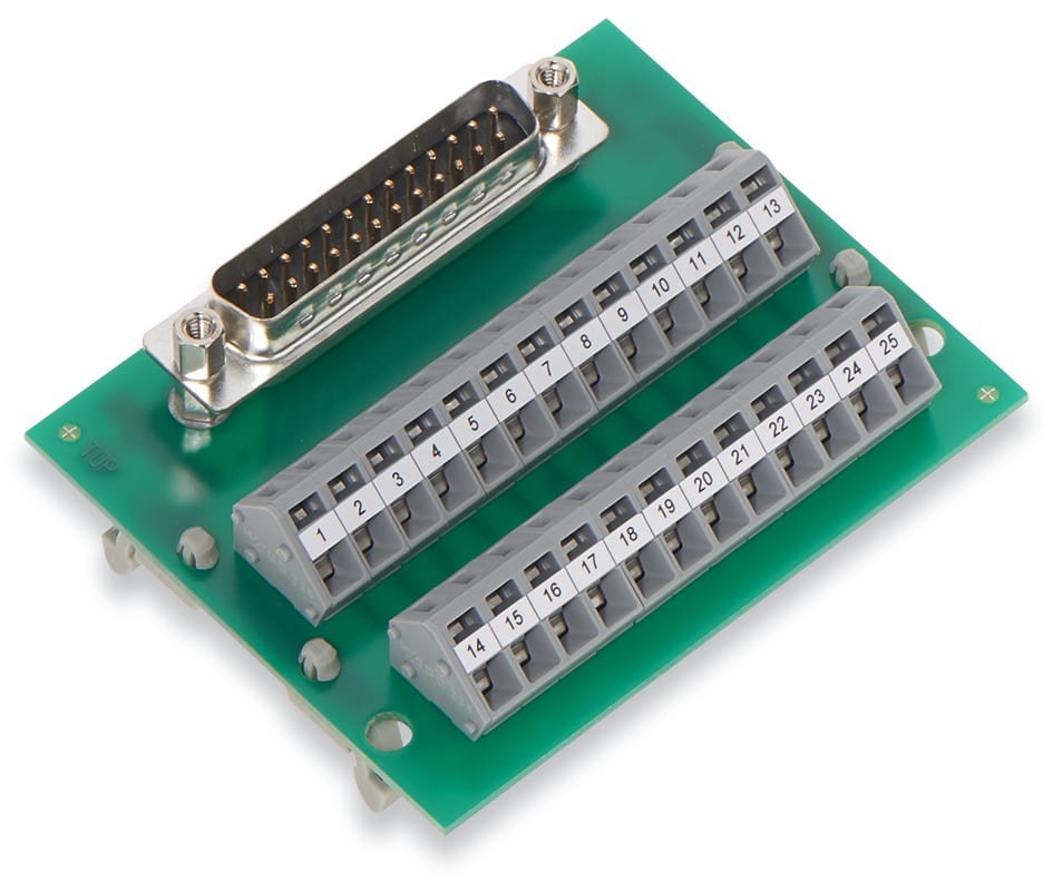 WAGO ELETTRONICA - Modulo interfaccia.con pin a saldare.Connettore maschio