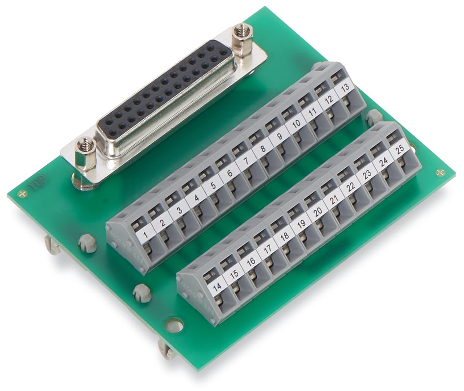 WAGO ELETTRONICA - Modulo interfaccia.con pin a saldare.Connettore femmina