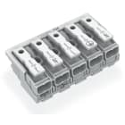 WAGO ELETTRONICA - Connettore per illuminazione.pulsante, esterno.senza contatto di terra.bianco
