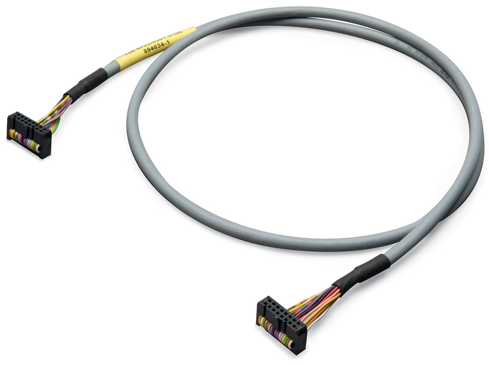 WAGO ELETTRONICA - Cavo di connessione.16 poli.Connettore a innesto secondo DIN 41651
