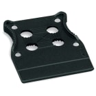 WAGO ELETTRONICA - Piastrina antistrappo.per connettori femmina.larghezza 53 mm.nero