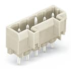 WAGO ELETTRONICA - Connettore maschio THT.Pin a saldare 1,0 x 1,0 mm.dritto.grigio chiaro 721-133/001-040