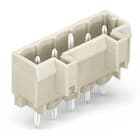 WAGO ELETTRONICA - Connettore maschio THT.Pin a saldare 1,0 x 1,0 mm.dritto.grigio chiaro 721-144/001-000