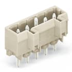 WAGO ELETTRONICA - Connettore maschio THT.Pin a saldare 1,2 x 1,2 mm.dritto.grigio chiaro 721-176/001-000