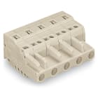 WAGO ELETTRONICA - Spina femmina per 1 conduttore.CAGE CLAMP®.2,5 mm².grigio chiaro
